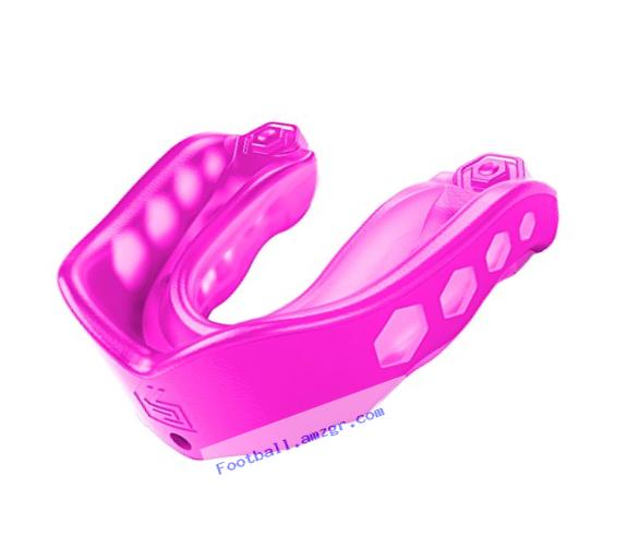 Shock Doctor Gel Max Convertible Mouth Guard, Pink, Youth