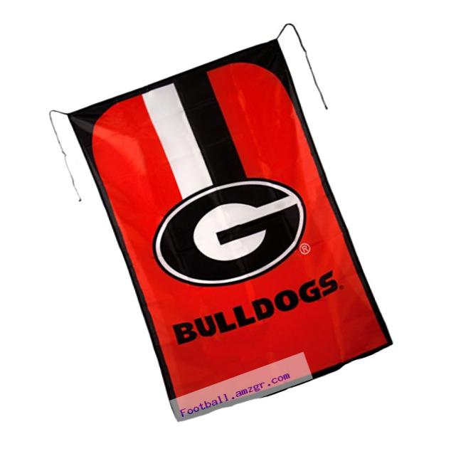 NCAA Georgia Bulldogs Team Fan Flag, 31.5 x 47-Inches, Red
