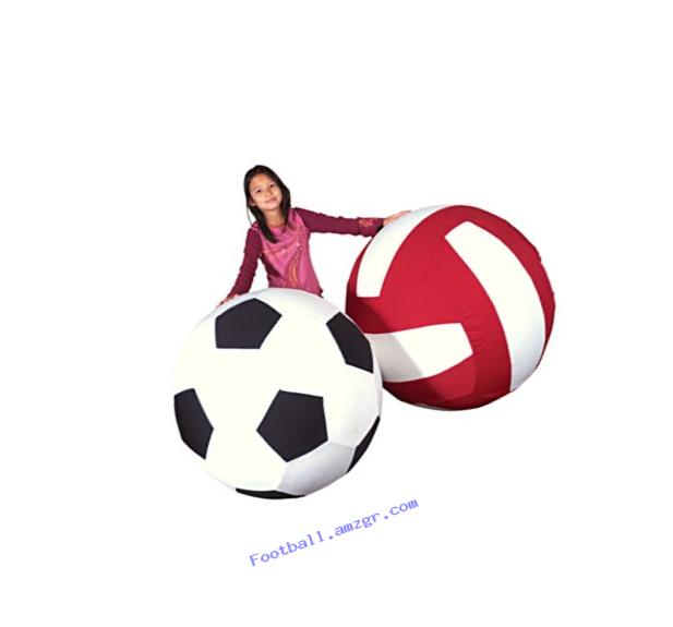 Sportime Giant Ball with Washable Cover - Soccer - 40 inches
