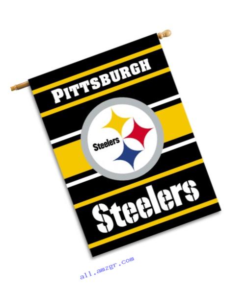 NFL Pittsburgh Steelers 2-Sided 28-by-40-Inch House Banner