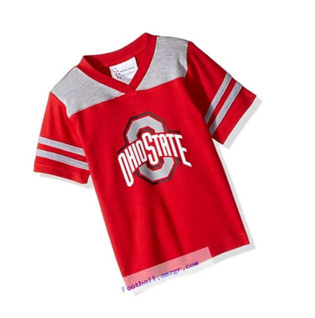 NCAA Ohio State Buckeyes Toddler Boys Football Shirt, Red, 3