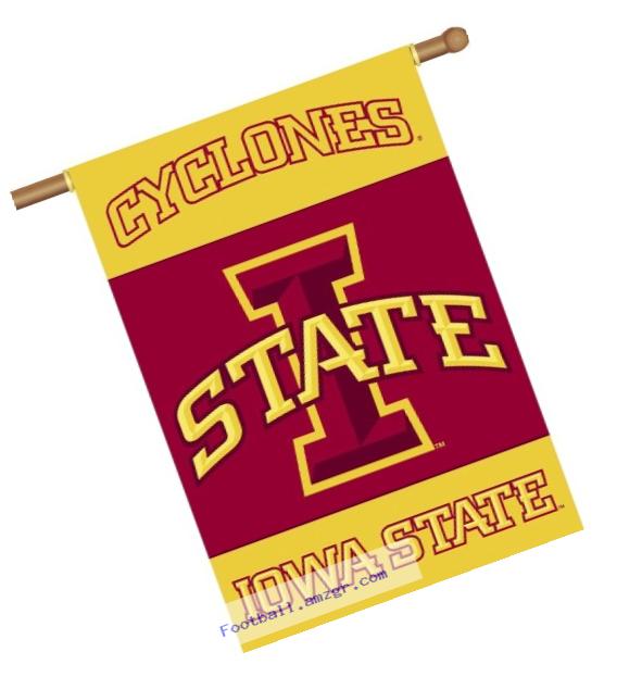 NCAA Iowa State Cyclones 2-Sided 28-by-40 inch House Banner with  Pole Sleeve