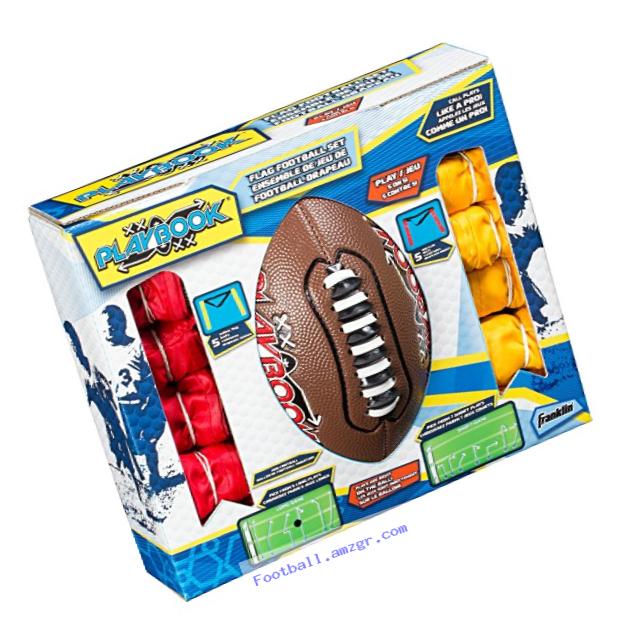 Franklin Sports Mini Playbook Flag Football Set